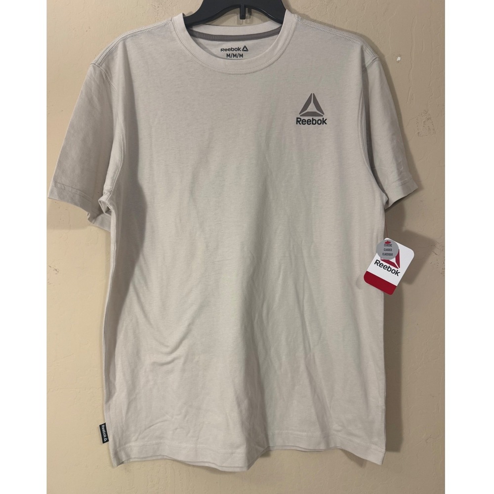 Reebok‎ Graphic T-Shirt Men Medium Short Sleeve Tee Logo NEW